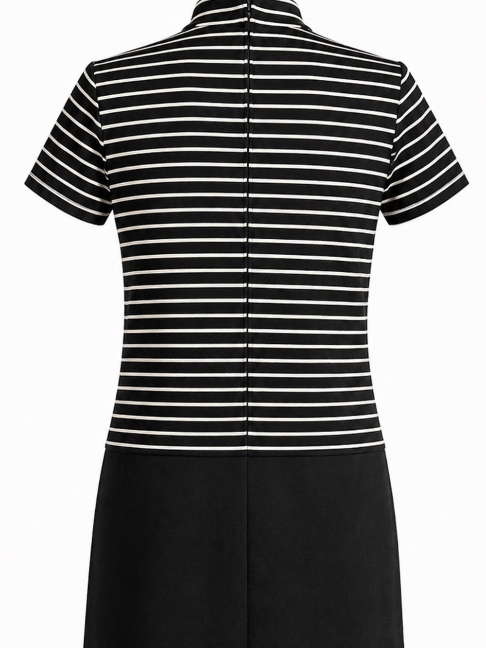 Vintage 60s jacket and striped contrasty sheath dress. Large - Picture 4 of 9
